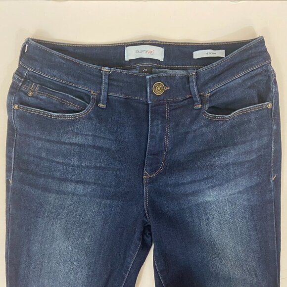 Skinnygirl Jeans Women's Size 28 (28 x 29) Skinny Mid Rise Dark Wash - Picture 6 of 12